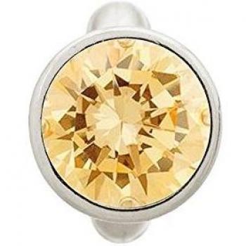 Abalorio Endless 41158-4 chatón negro plata