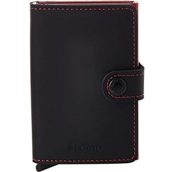 Secrid miniwallet negro y rojo