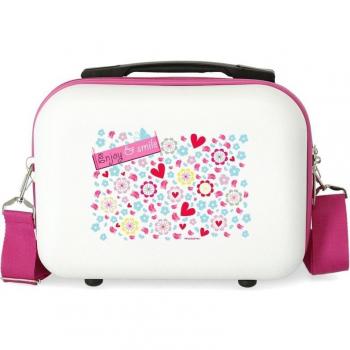Movom Neceser ABS Enjoy & Smile Happy Time Adaptable Blanco
