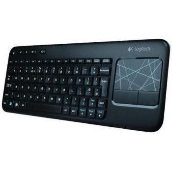 Logitech Touch K400 Wireless Keyboard with Integrated Touchpad – Black Italian QWERTY