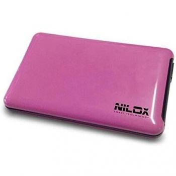 Nilox Box Case per Hard Disk 2.5 SATA Interface USB 3.0 Rosa