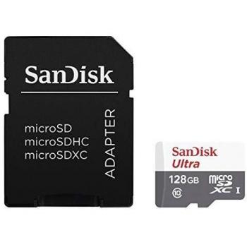 SanDisk Ultra 128 GB microSDXC con adattatore SD Class 10