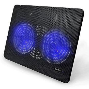 Base di Raffreddamento per MacBook 12/15.6/17 Pollici con 2 Ventole