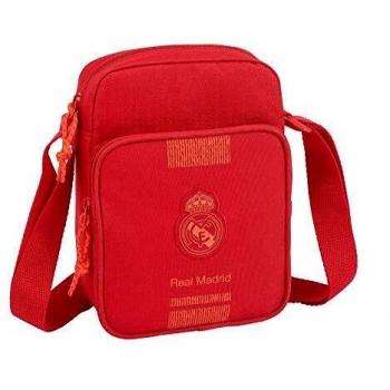 Safta ST611957672 Bandolera PEQUEÑA Real Madrid Red 3ª E 16x22x6, Unisex niños, Rojo, 22 cm