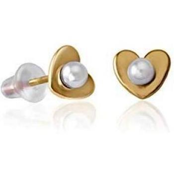 Pendientes niña Pure Love corazón baño Oro 16394.01.1.000.010.1