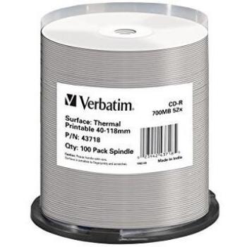 Verbatim 43718 Disc Wide Thermal No-ID