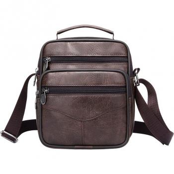 Bolsa Mensajero de Cuero Vintage para Hombre