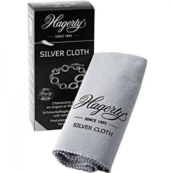 Paño impregnado seco limpia joyas plata y metal plateado 36 x 30 cm. algodón