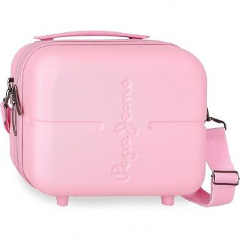 Neceser Pepe Jeans ABS Adaptable Trolley Rosa
