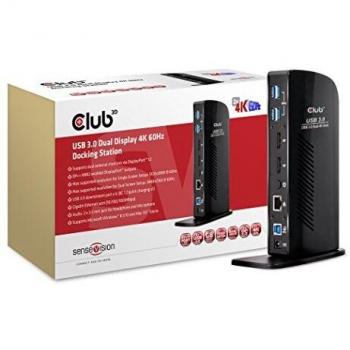 CLUB3D USB 3.1 DUAL DISPLAY DOCKING STAT