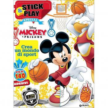 Topolino. Crea un mondo di sport. Mickey&friends. Stick & play special. Con adesivi. Ediz. illustrata