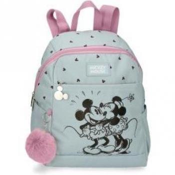 Mochila Disney Kisses M&M Azul