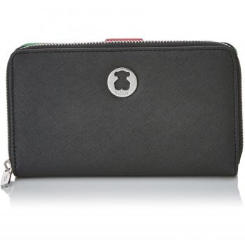 Tous Amanda Dubai Saf, Cartera para Mujer, (Tri Negro 395970312), 18x11x2.5 cm (W x H x L)
