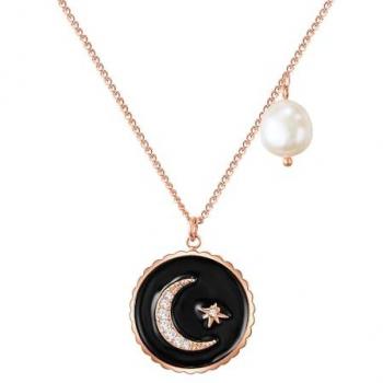 Cadena de Perlas Valero Oro Rosa