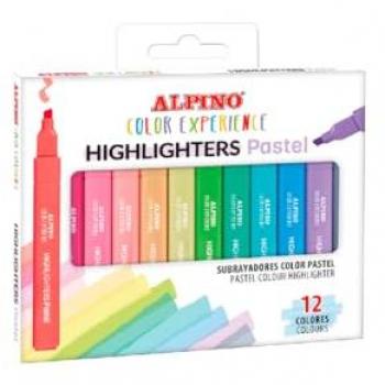 Estuche 12 subrayadores Alpino Color Experience