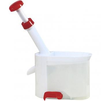 Triturador de cerezas con contenedor