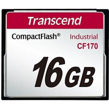 Transcend CompactFlash Memory Card, 16GB, CF170 MLC