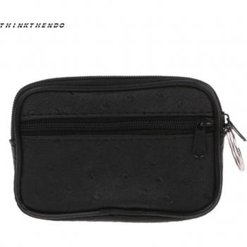 THINKTHENDO Minicartera Unisex Suave con Cremallera