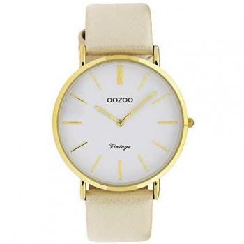 Reloj OOZOO Vintage Goudkleurig/Wit C9961 (40 mm)