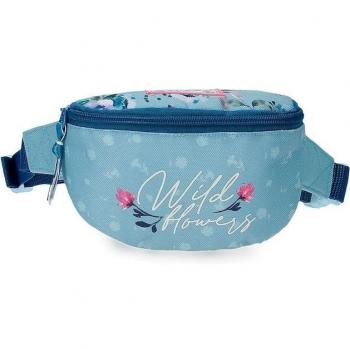 Movom Riñonera Wild Flowers azul