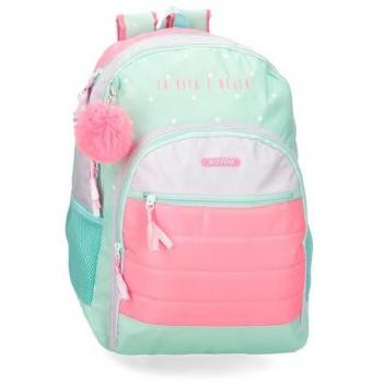 Mochila Escolar La Vida es Bella – Doble Compartimento y Bolsillos Laterales