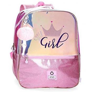 Mochila Enso Super Girl Rosa con Portaordenador