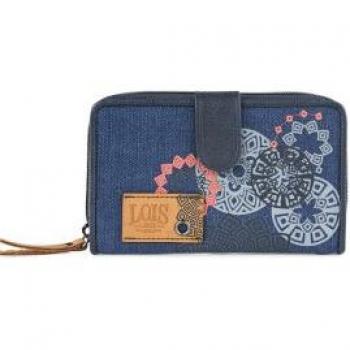 Monedero EcoPiel Lois con Cremallera Central