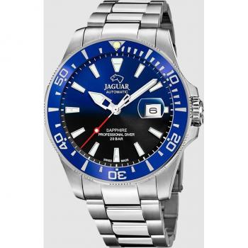 Reloj Suizo Jaguar Pro Diver Automático Hombre Azul y Negro J886/5