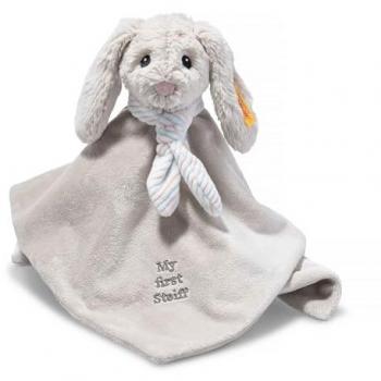 Steiff Soft Cuddly Friends Conejito Hoppie, Paño de Apego, Gris Claro