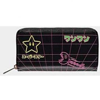 Difuzed Cartera con Cremallera, Negro