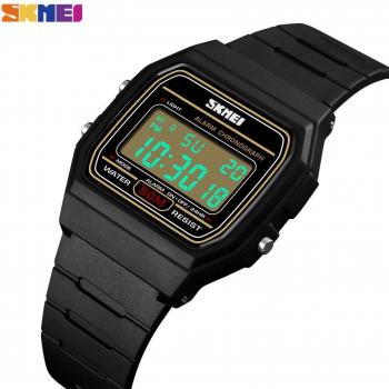 Reloj Digital SKMEI Pareja Impermeable Oro