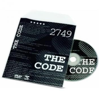 Custodia trasparente da taschino per 1 disco CD/DVD