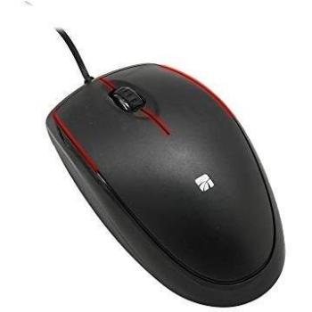 Mouse Miro USB 1000 DPI con cavo di estensione da 1,5 m e custodia per il trasporto (modello 94601)