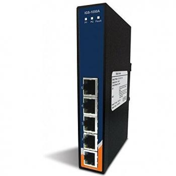 Unmanaged Ethernet Switch Gigabit 5 ports 10/100/1000Base-T(X) Slim