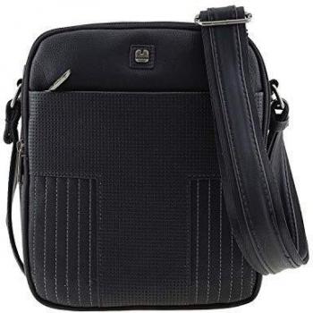 GABOL Bandolera 2 Comp, Talla Única, Negro