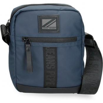 Pepe Jeans. Bandolera mediana Hoxton azul marino