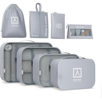 Organizador de Maleta Numada Midweek A80 Gris Set 8