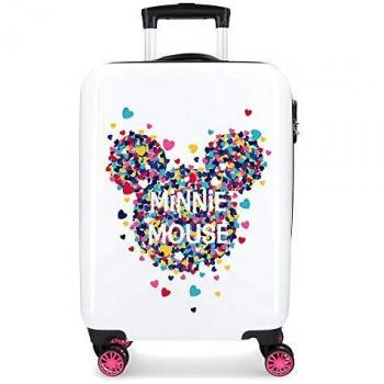 Disney Minnie Magic Maleta de Cabina Rosa 38x55x20 cms Rígida ABS Cierre combinación 33L 2,8Kgs 4 Ruedas Dobles Equipaje de Mano