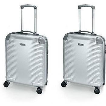 Gabol Balance: Maleta Rígida de Viaje en Plata