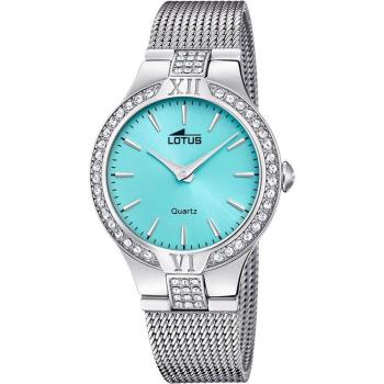 Reloj De Mujer Lotus Bliss Con Esfera Azul 18894/2