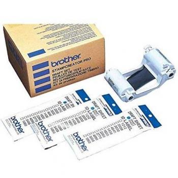 Confezione da 150 Pellicole Trasparenti e Rullo Trascinatore per stampante Brother PRD1