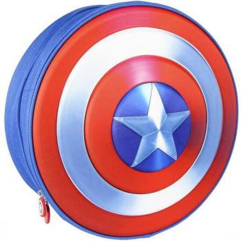 Mochila Infantil 3D Premium Capitán América