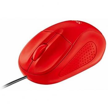 Trust Primo Mouse Ottico Compatto Rosso
