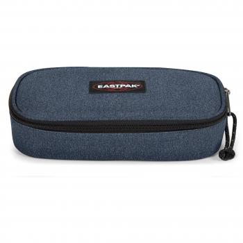 Eastpak Oval Single Estuche, 22 cm, Azul (Double Denim)