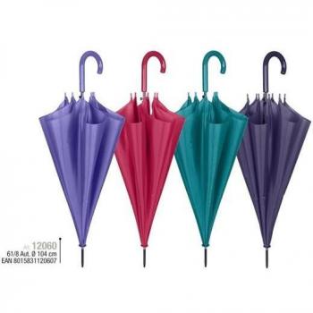 Perletti paraguas mujer 61/8 aut. colores sólidos