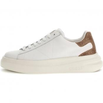 Zapatillas Guess Elba FMPVIB LEA12 Hombre Blanco