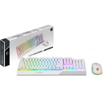 MSI S11-04DE305-CLA Tastiera e Mouse Combo USB QWERTY Italiano Bianco