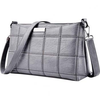 Bolso de Mano con Borlas y Cuadros