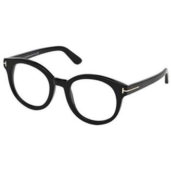 Tom Ford FT5491, Monturas de Gafas Unisex Adulto, (Negro Lucido), 54.0