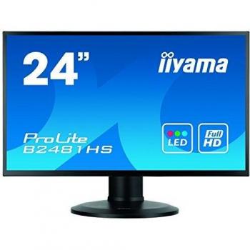 Iiyama ProLite XB2481HS-B1 Monitor Full-HD 24 Pollici con Regolazione in Altezza e Pivot